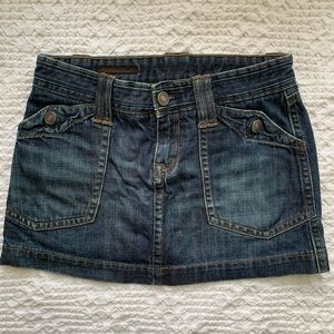 Club Monaco mini denim skirt- excellent condition